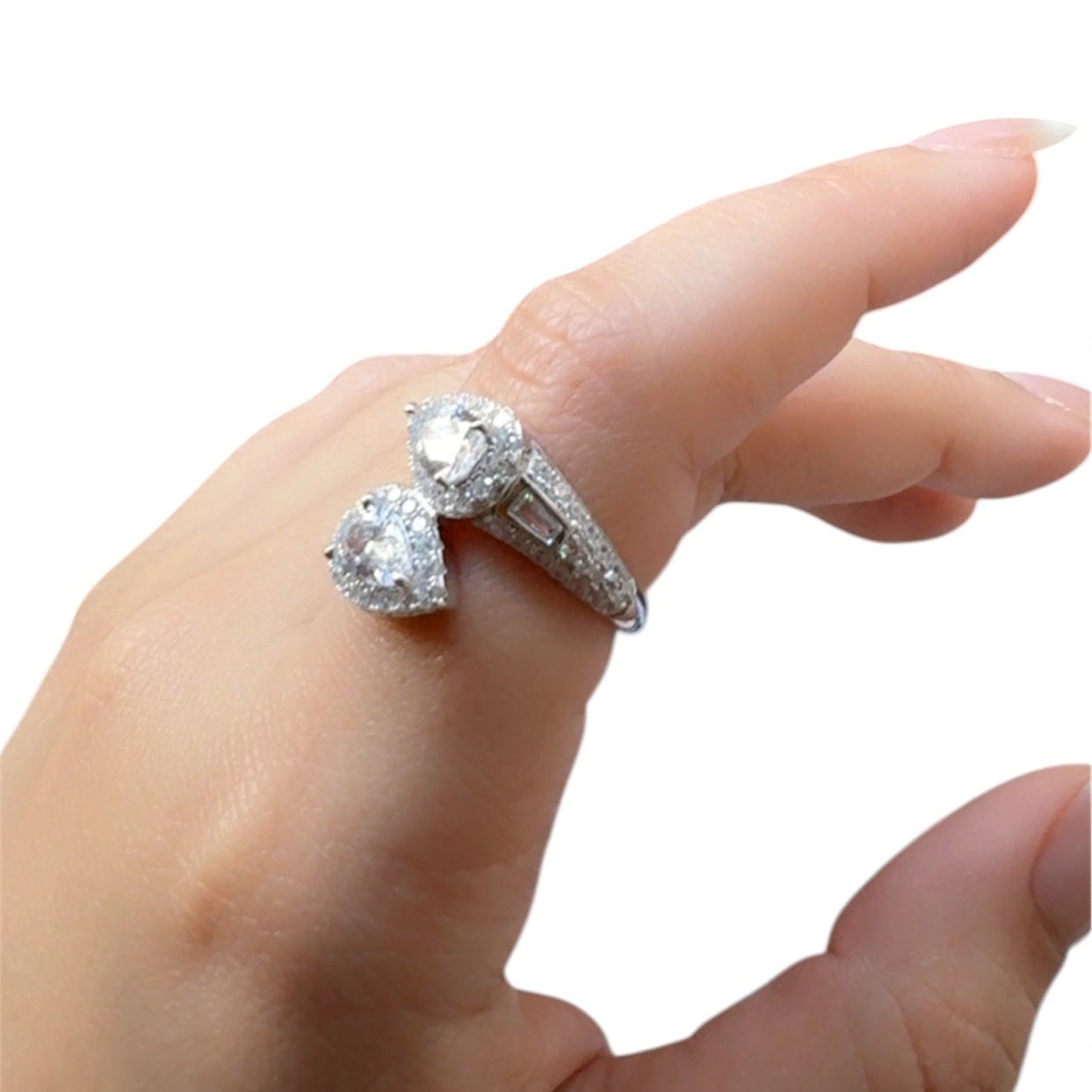 Duo Zircon Ring