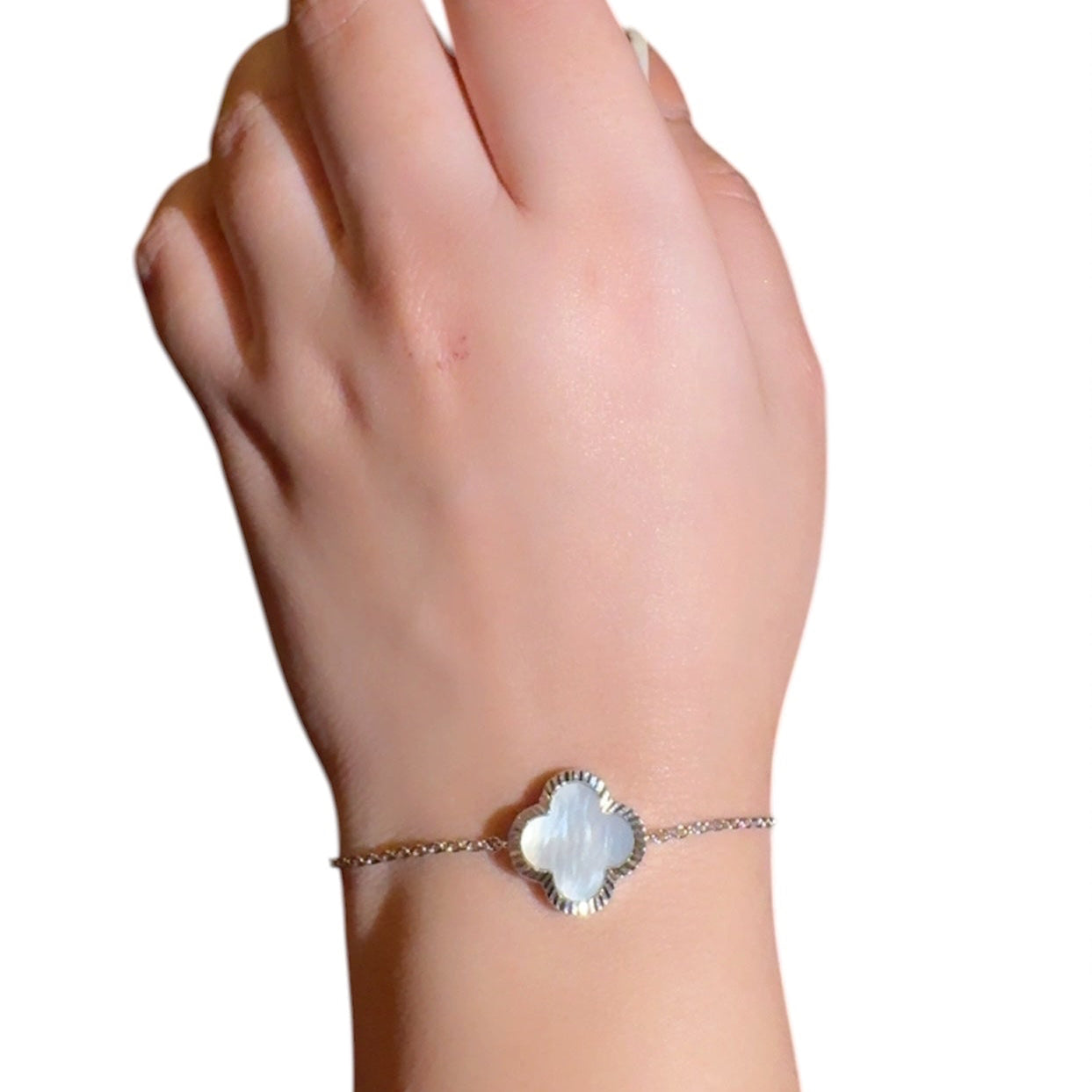 Van cleef mother pearl Stone Bracelet
