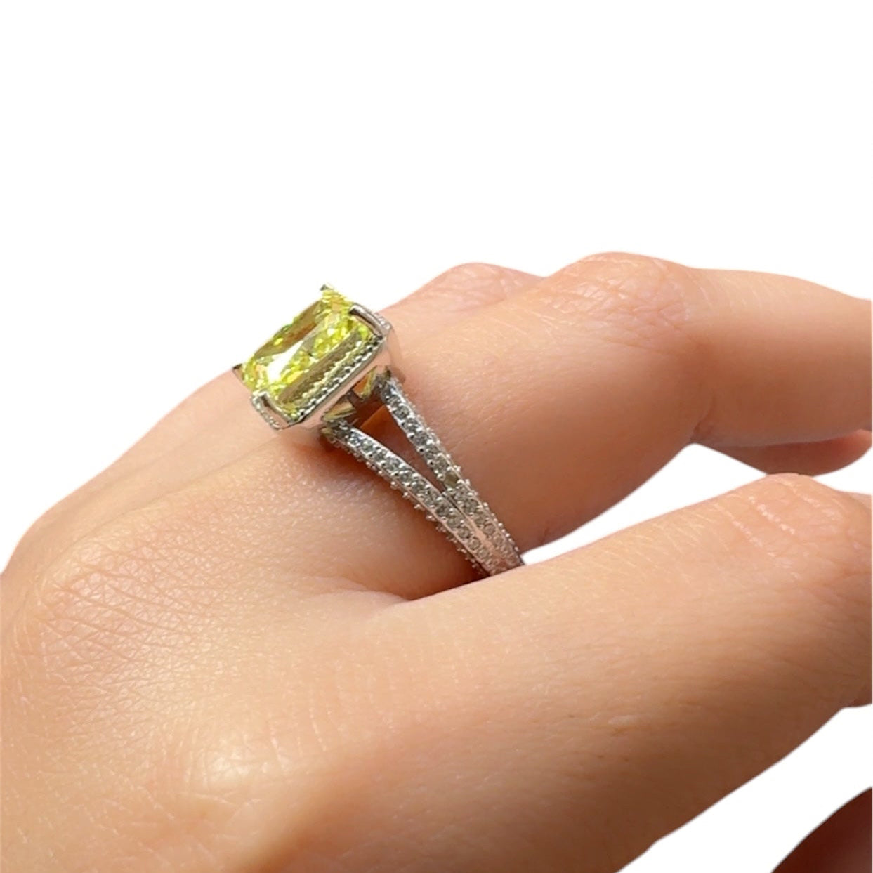 Citrine Golden Ring