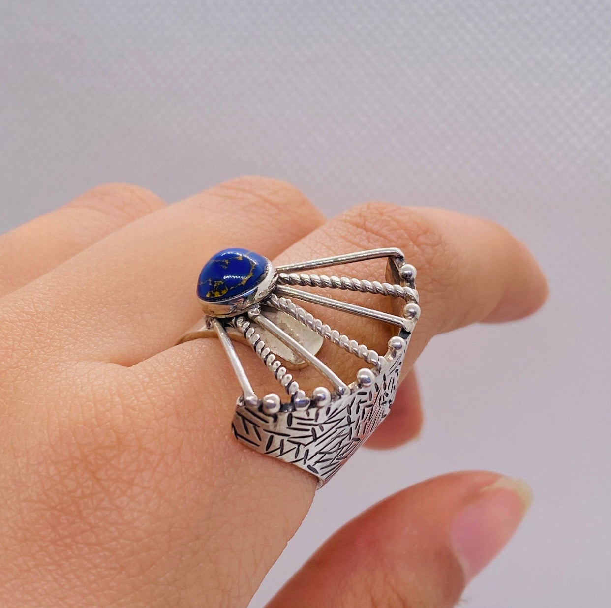 ARABIC LAPIS LAZULI RING