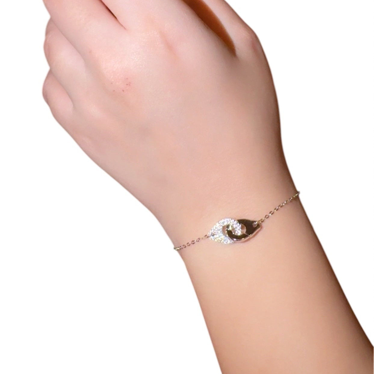 Hook Clasp Zircon Bracelet