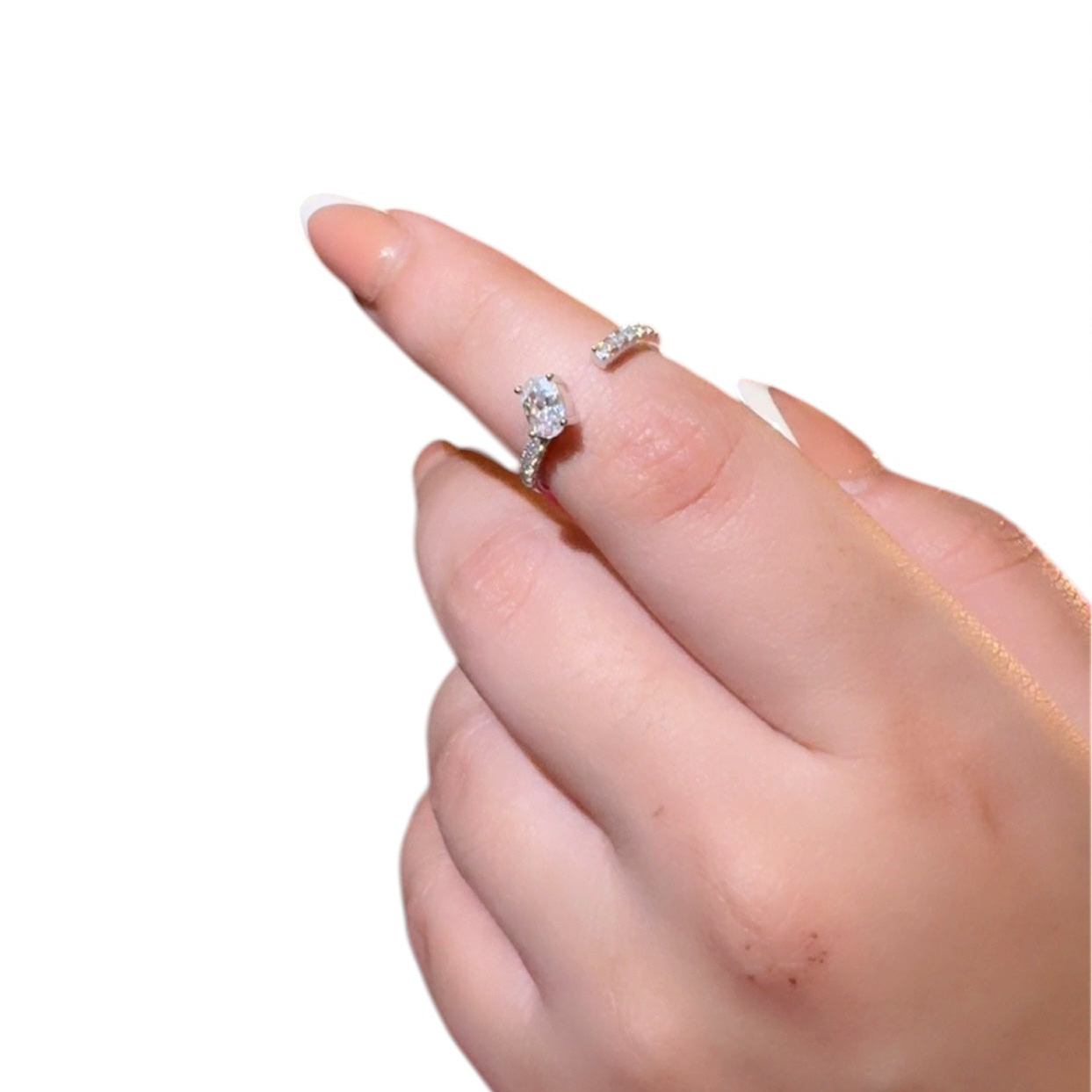 Simply Zircon Silver Ring