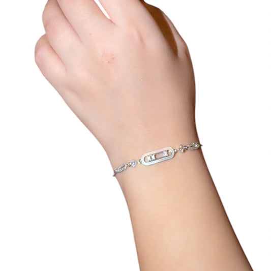 mother pearl Silver Bracelet