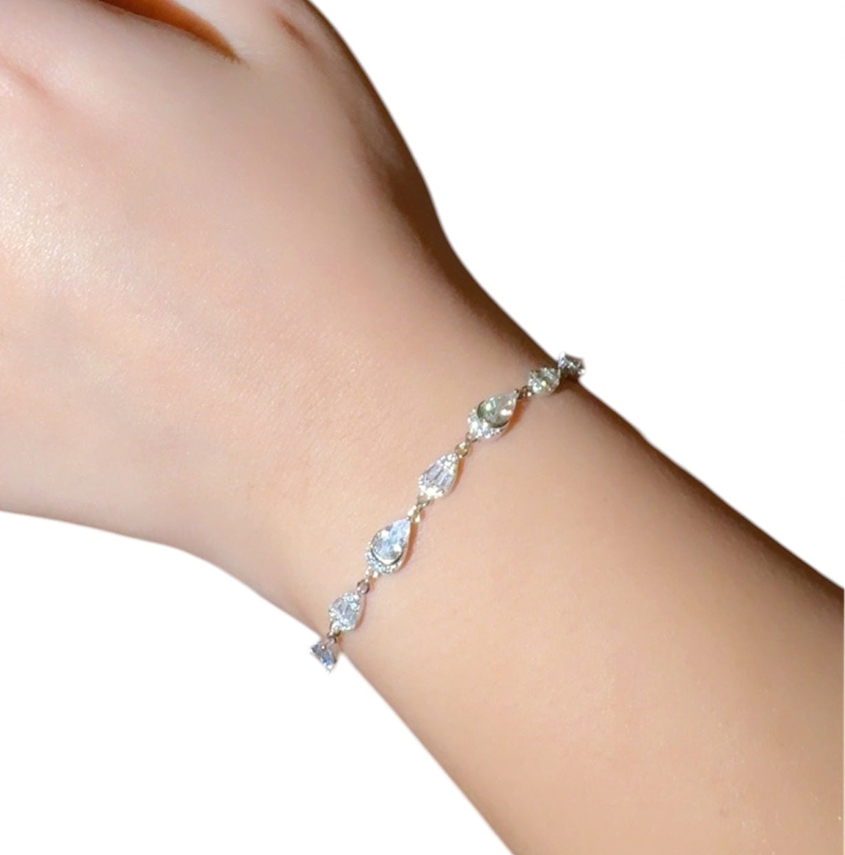 Zircon Silver Bracelet