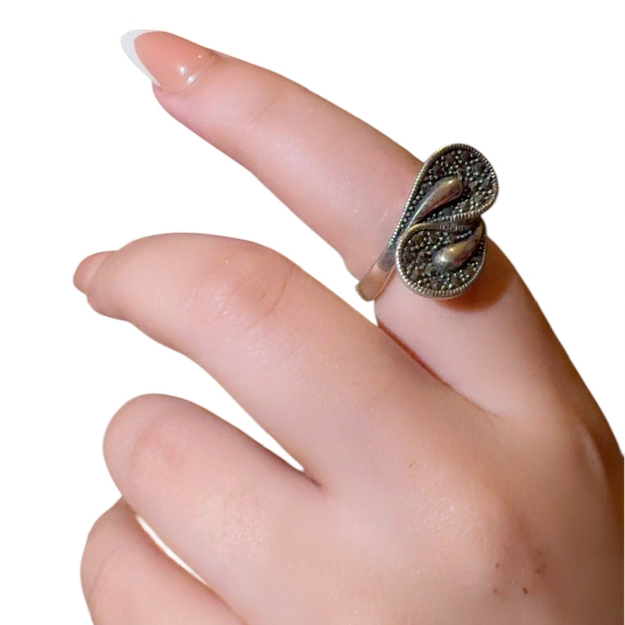 Marcasite Silver Ring