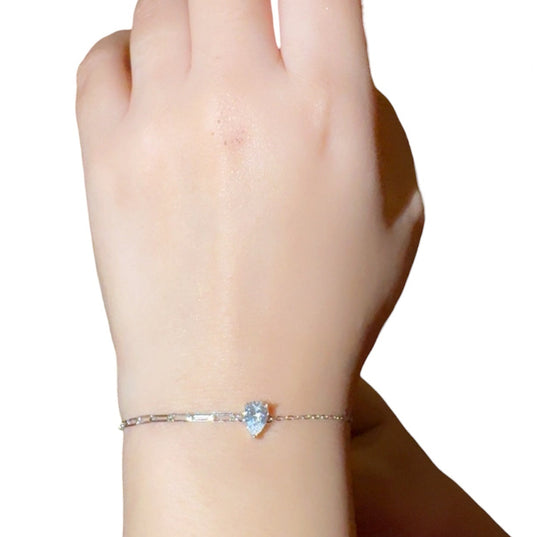 Zircon Silver Bracelet