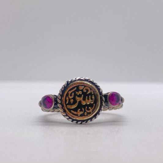ARABIC RUBY RING (ستر)
