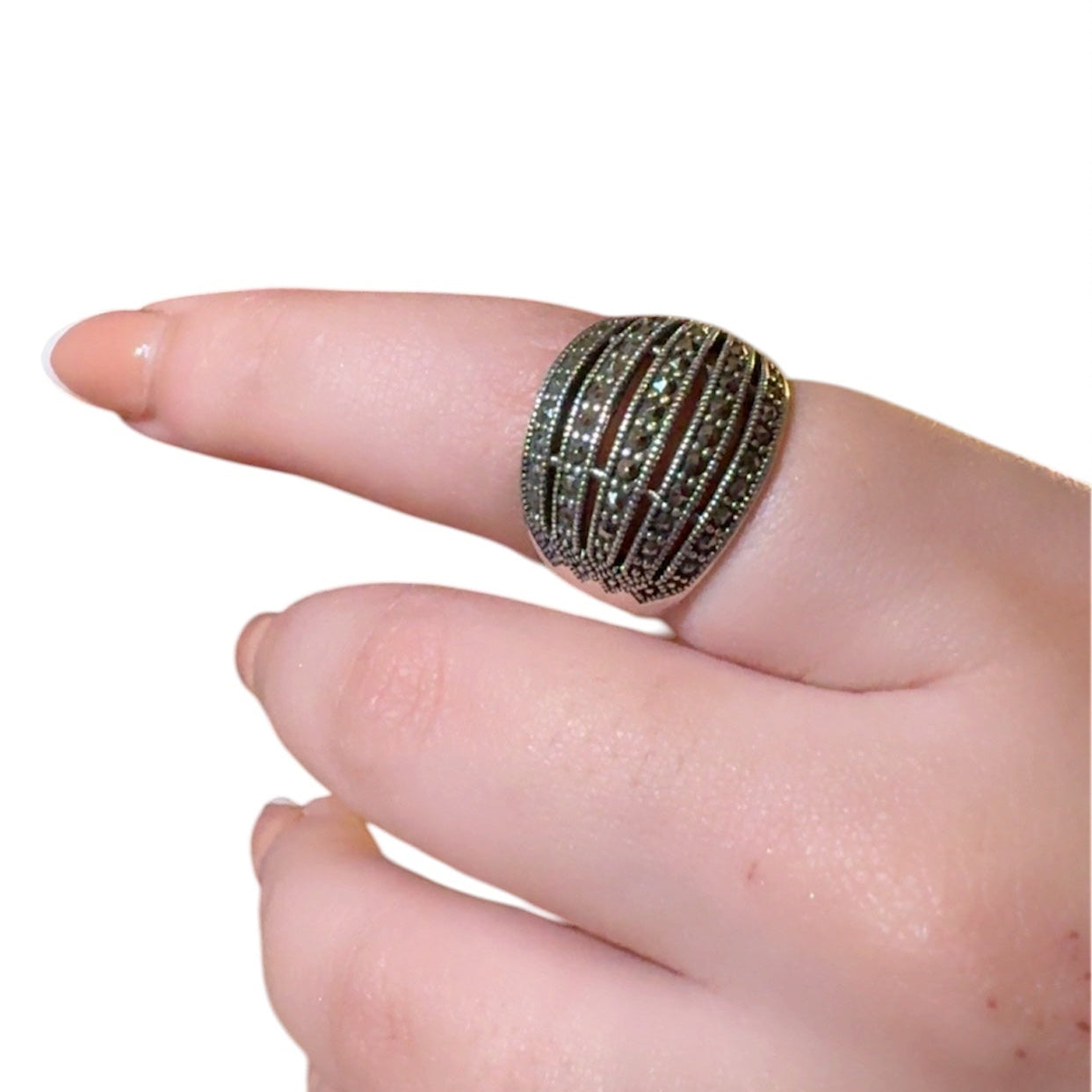 Marcasite Silver Ring