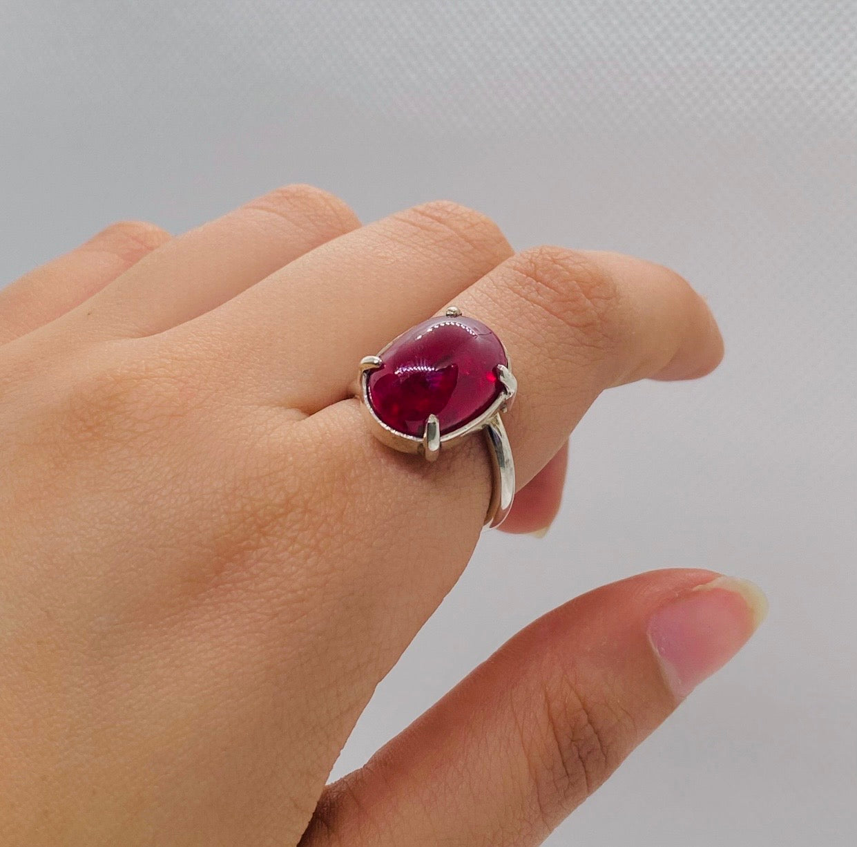ARABIC RUBY RING