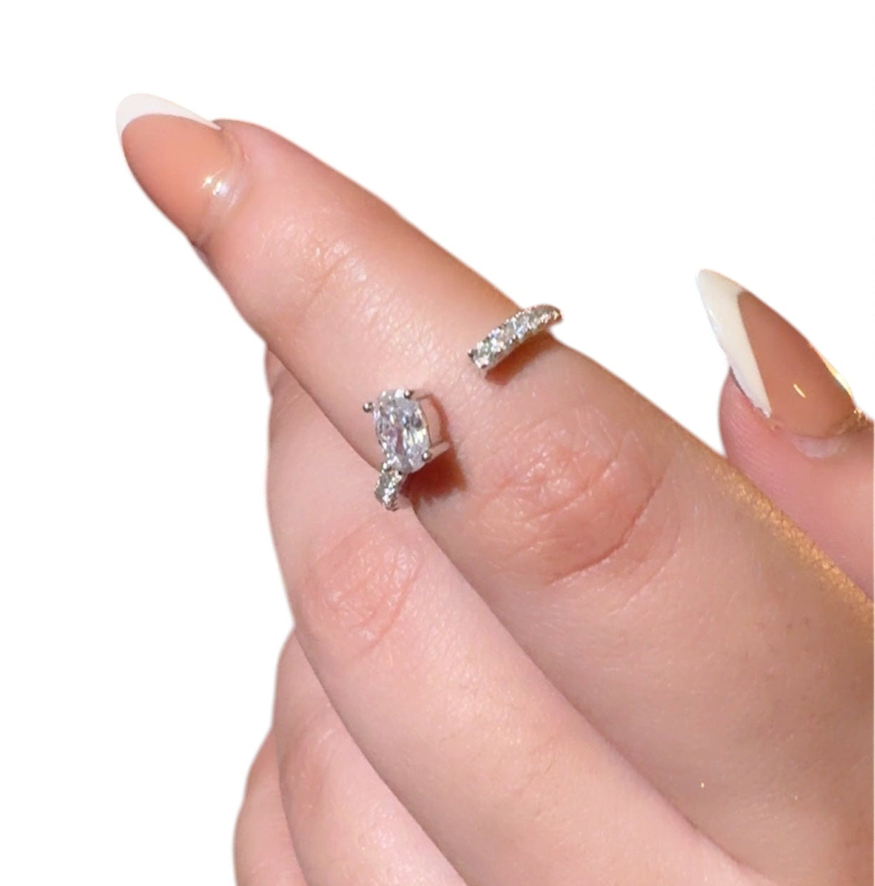 Simply Zircon Silver Ring