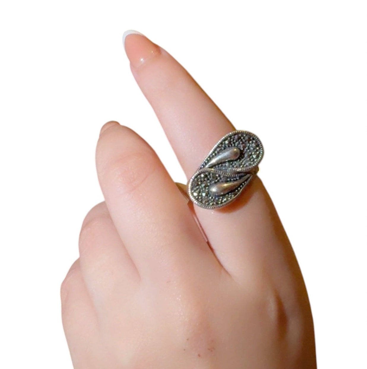 Marcasite Silver Ring
