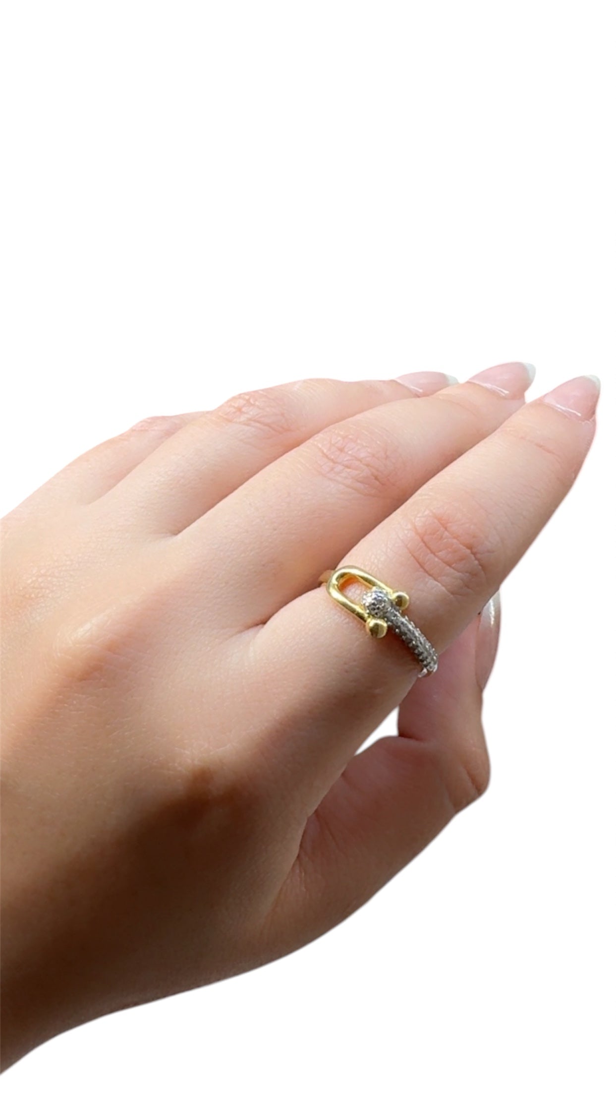Tiffany Ring (Gold Plated Sterling Silver Ring)