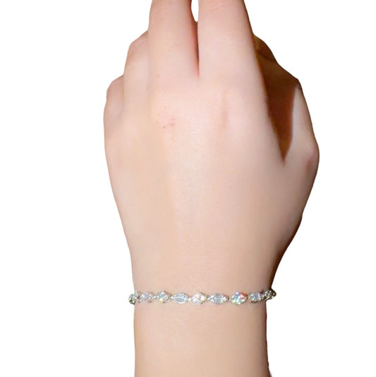 luxury Zircon Silver Bracelet