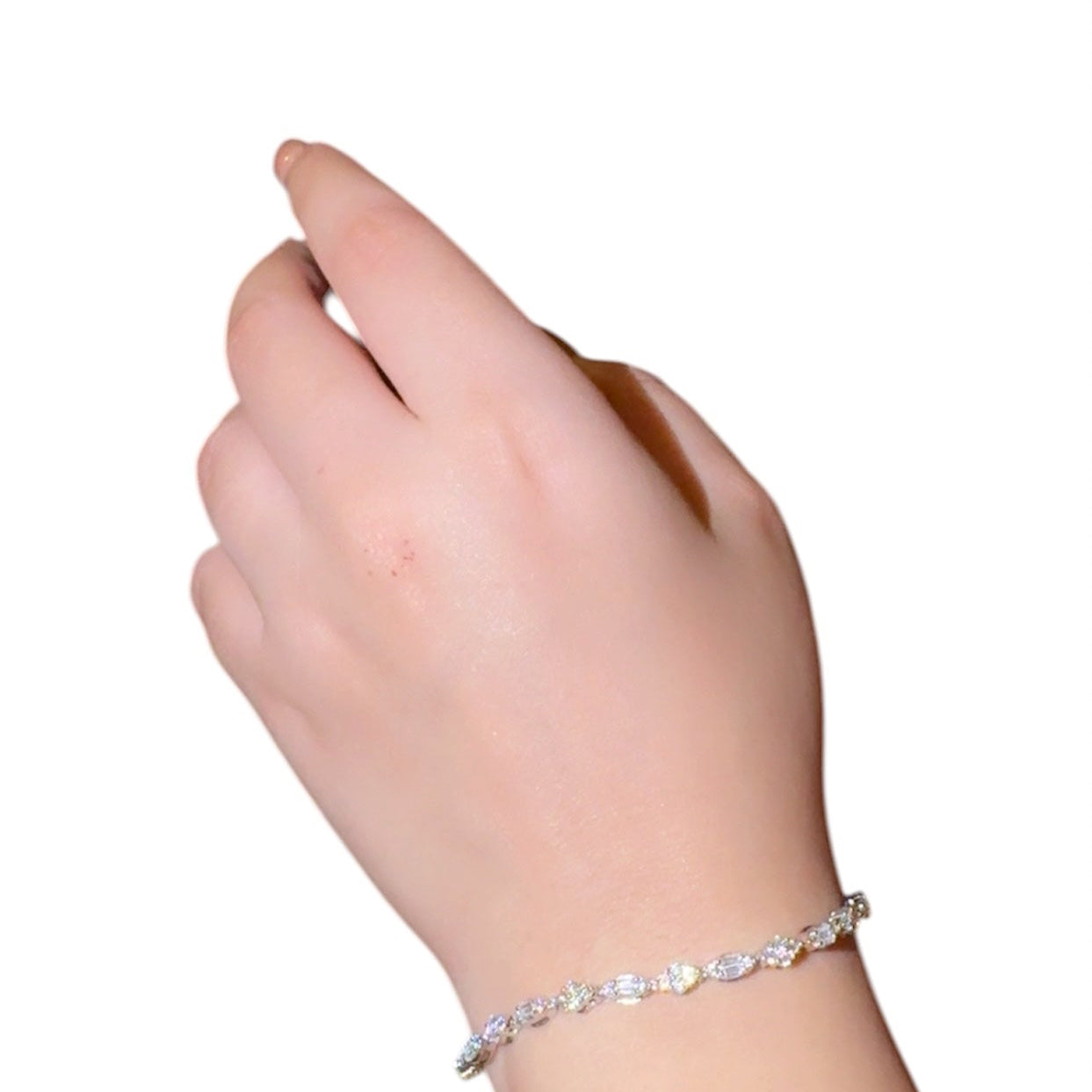 luxury Zircon Silver Bracelet