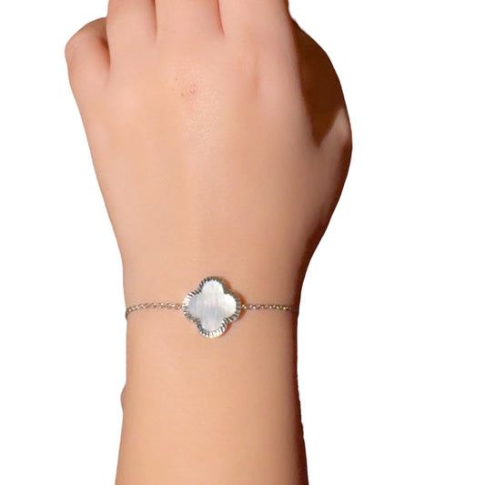 Van cleef mother pearl Stone Bracelet
