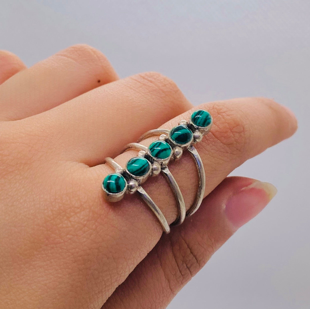ARABIC MALACHITE RING