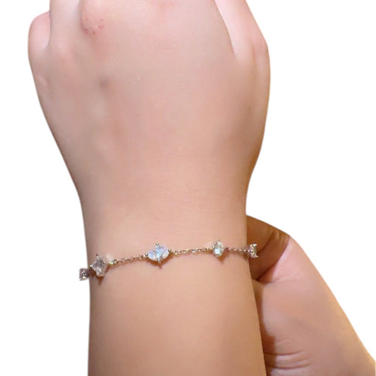 Zircon Silver Bracelet