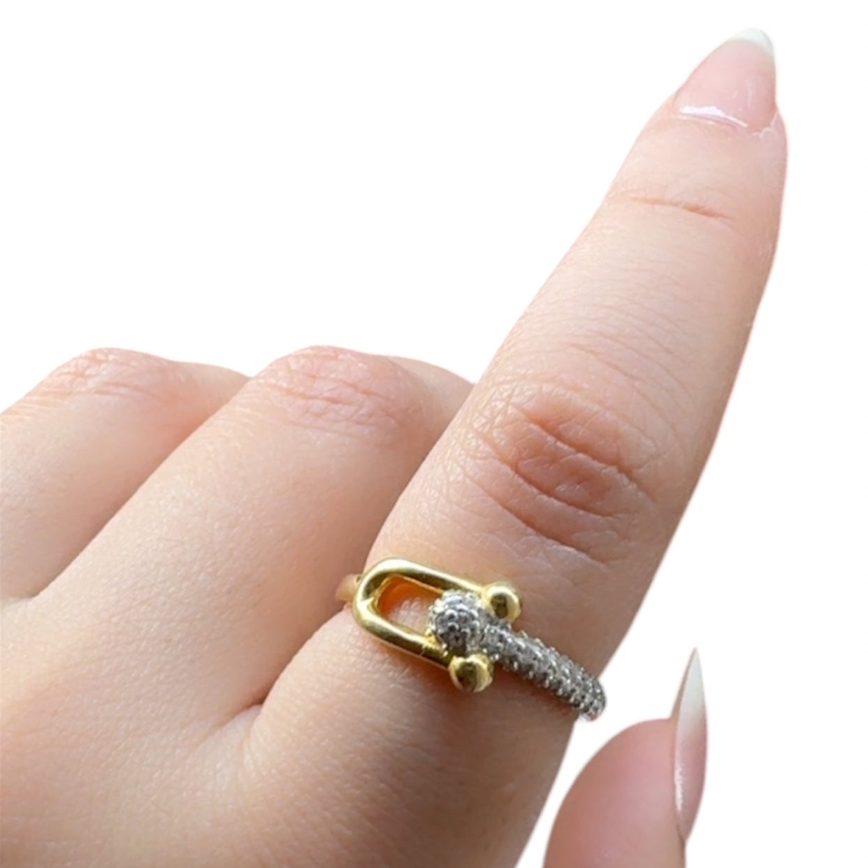 Tiffany Ring (Gold Plated Sterling Silver Ring)