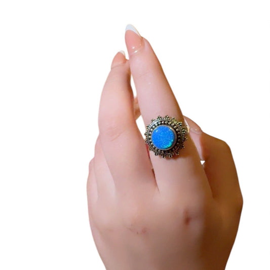 Opal Thai Silver Ring