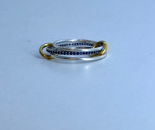 Sapphire Aurora Ring