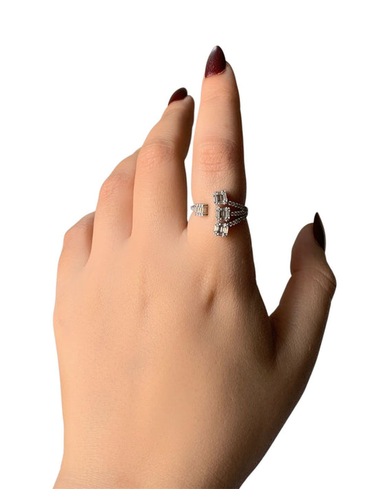 Zircon Shapes Ring