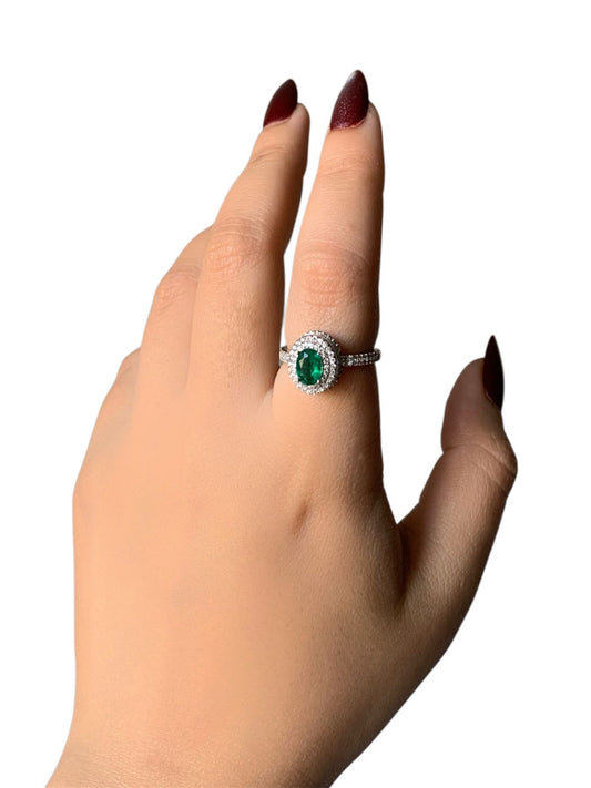 Luminous Green Zircon