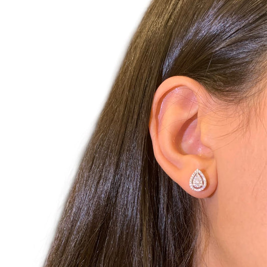 Diamond Zircon Earring