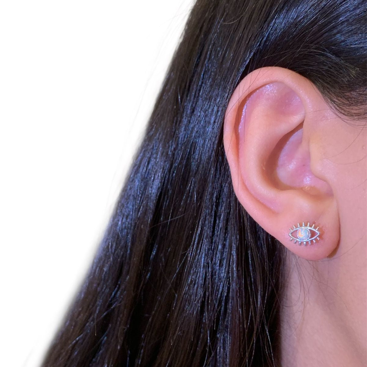 Opal Eye stud Earring