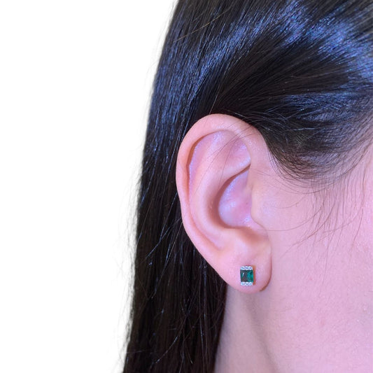 Emerald Stud Earring