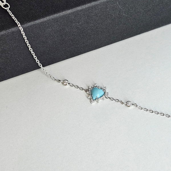 heart turquoise